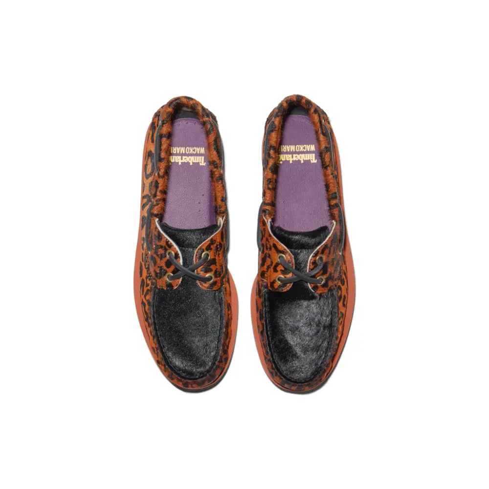 Giày Timberland Classic Boat 2 Eye 'Wacko Maria Brown Leopard' A5YYB - Ảnh 4