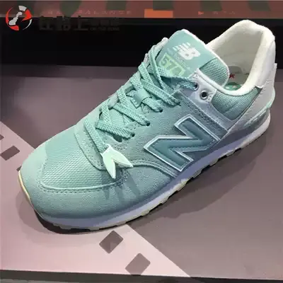 Alternative view of Giày New Balance Wmns B Green Grey White Running Shoes WL574TAB