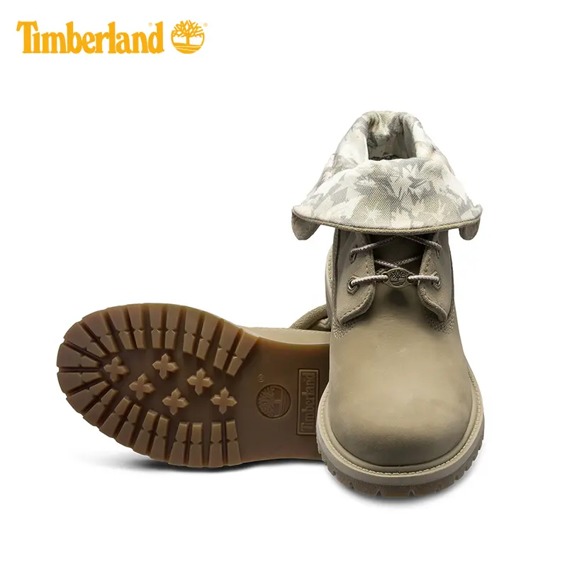 Giày Timberland Women's Shoes New Two-Wear Printed Turn-Over Boots A1URM - Ảnh 5