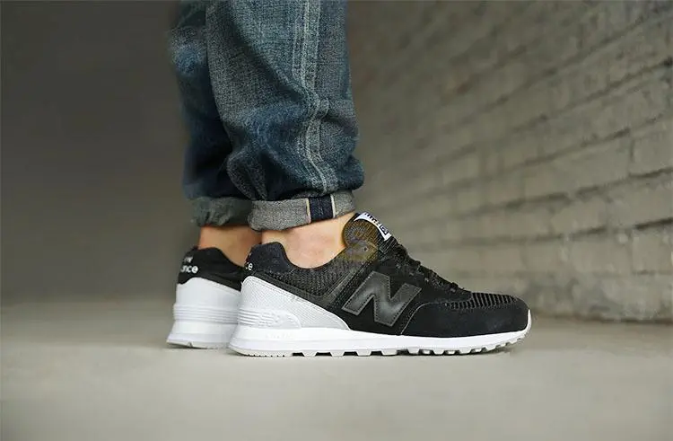 Giày New Balance 574 Black Classic ML574WA - Ảnh 5