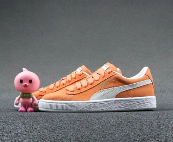 Giày Puma Suede 'Orange White' 365073-15 - Ảnh 3