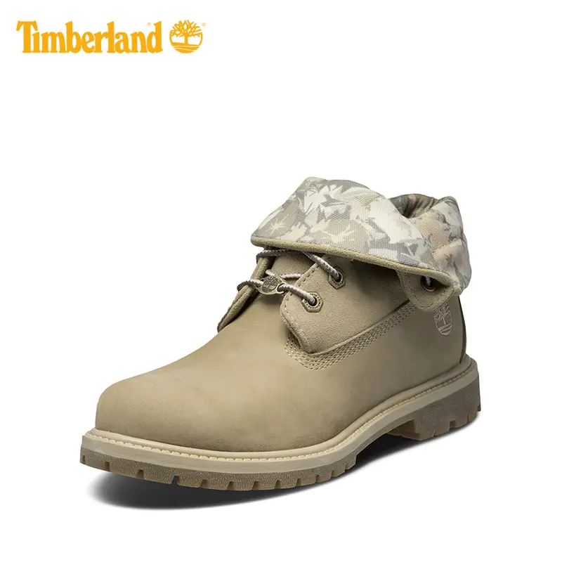 Giày Timberland Women's Shoes New Two-Wear Printed Turn-Over Boots A1URM - Ảnh 4