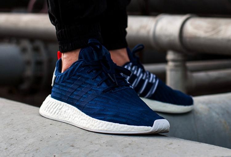 Giày Adidas NMD R2 Primeknit 'Collegiate Navy' BB2952 - Ảnh 2
