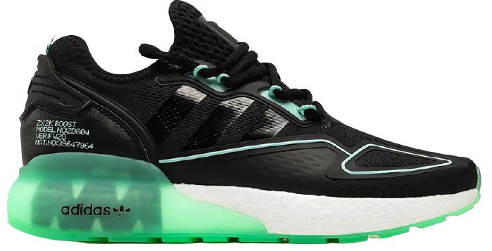 Giày Adidas ZX 2K Boost 'Core Black Green' H67935