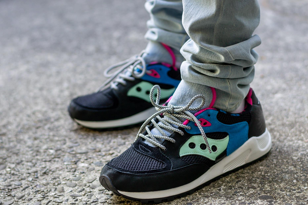 Giày Saucony X Boston Children's Hospital Unisex Luc Jazz 4000 'Black Blue Pink' S70531-1 - Ảnh 2