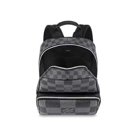 Balo Louis Vuitton Campus Backpack Damier Graphite N50009 - Ảnh 3