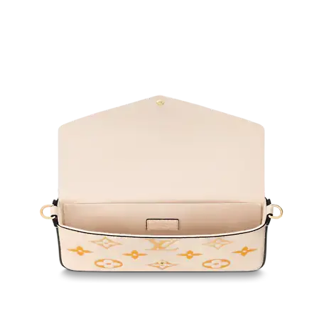 Túi Louis Vuitton Félicie Pochette Monogram Empreinte Leather M80498 - Ảnh 3