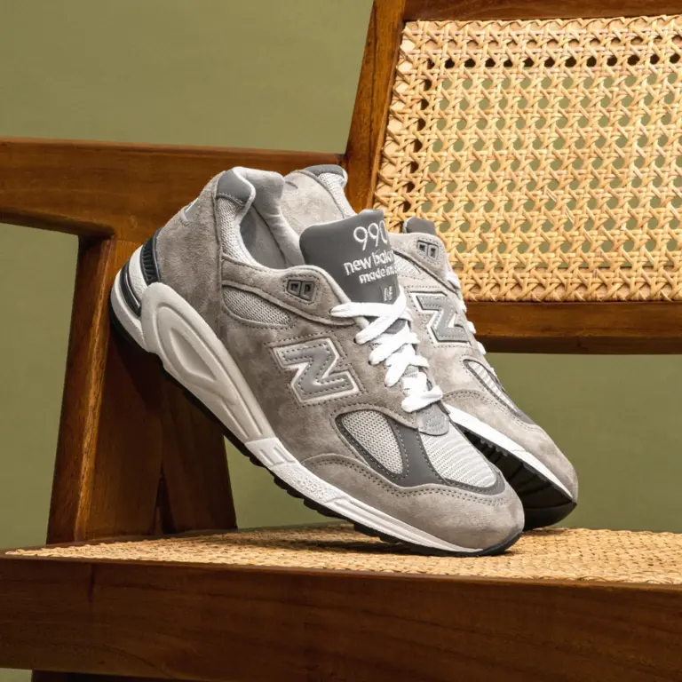 Giày New Balance 990v2 Made In USA ‘Grey’ M990GY2 - Ảnh 4