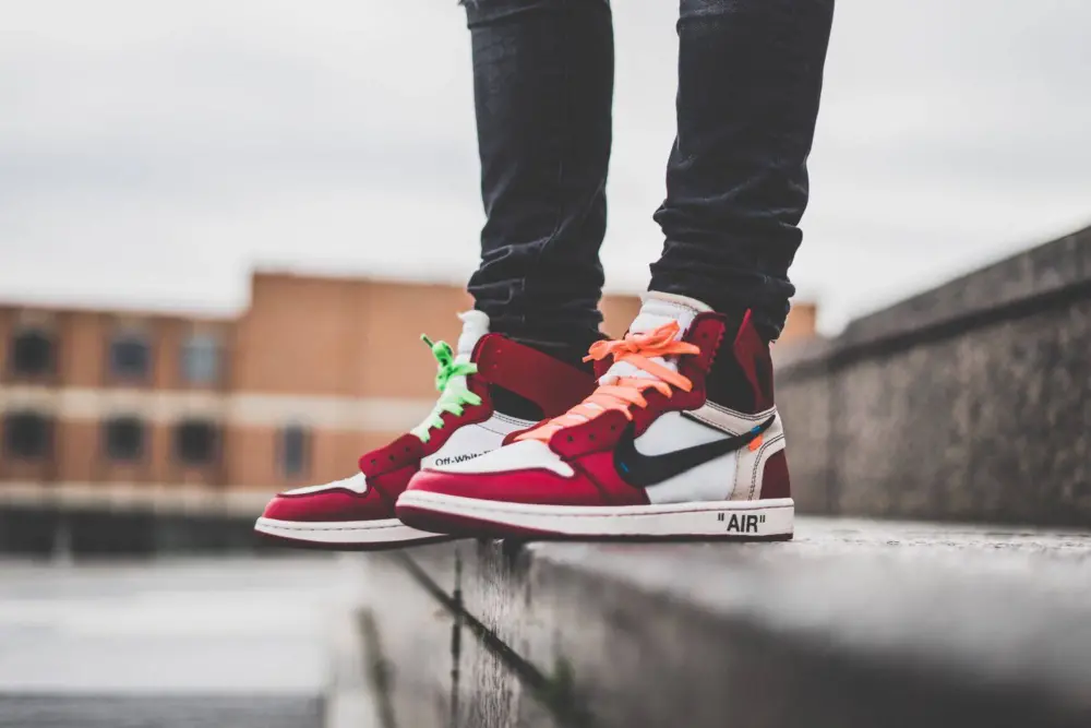 Alternative view of Giày Nike Off-White x Air Jordan 1 Retro High OG 'Chicago' AA3834-101
