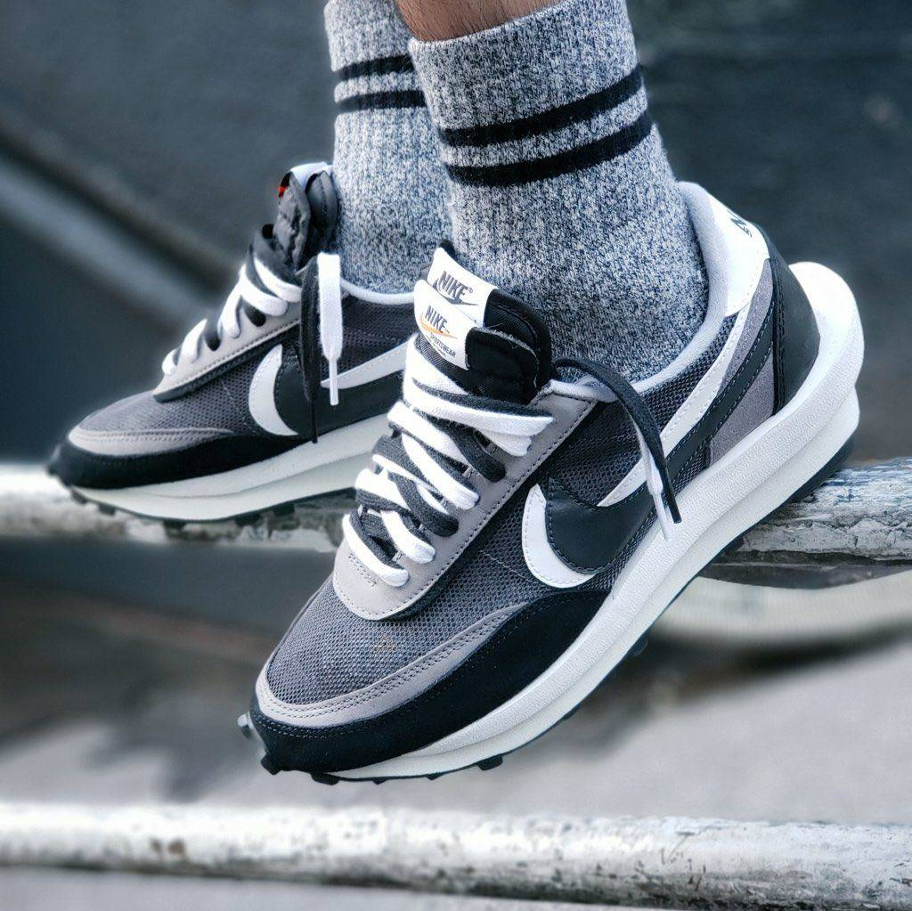 Giày Nike Sacai x LDWaffle 'Black' BV0073-001 - Ảnh 2