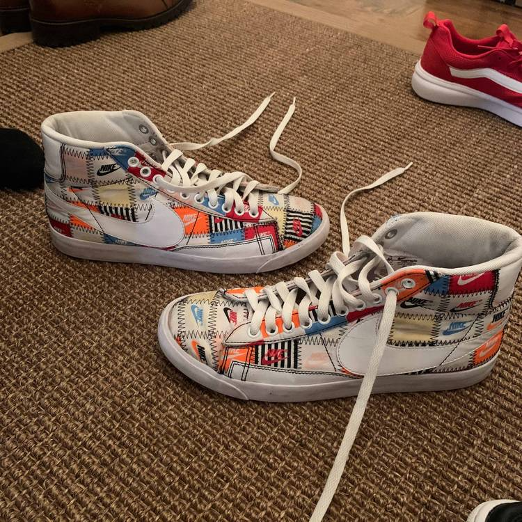 Giày Nike Blazer Mid 'Patchwork' CI9887-100 - Ảnh 2