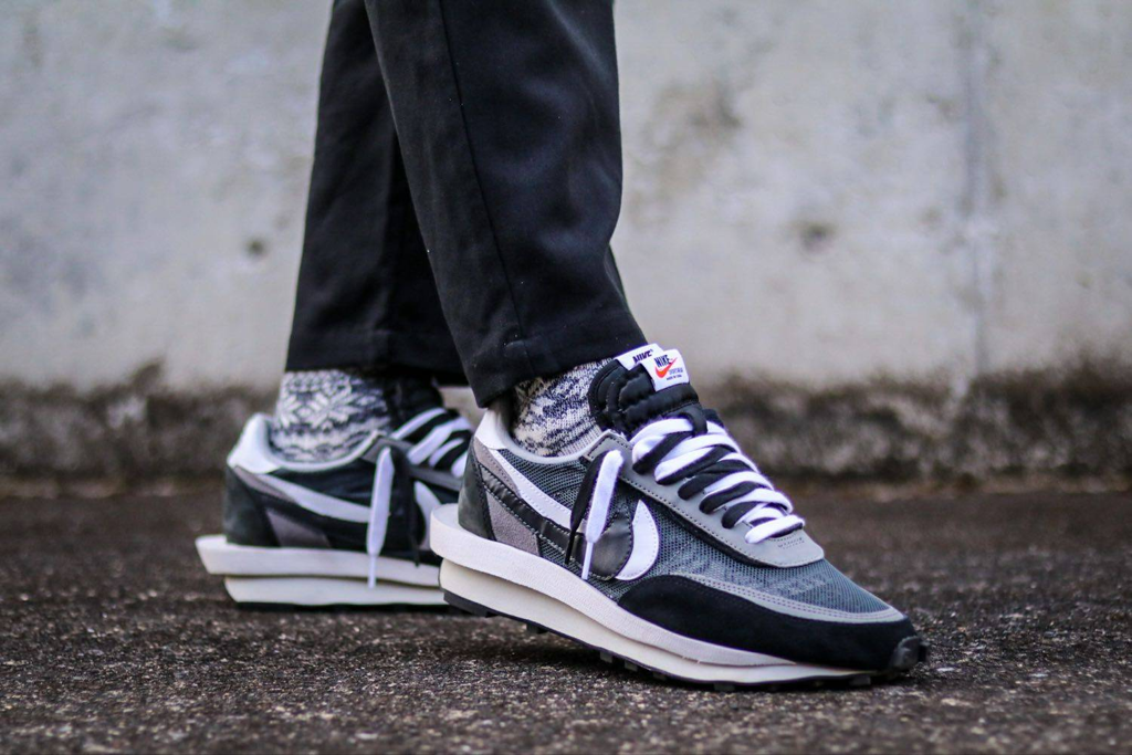 Giày Nike Sacai x LDWaffle 'Black' BV0073-001 - Ảnh 3