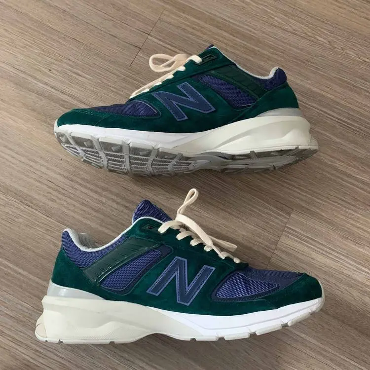 Giày New Balance Aimé Leon Dore ‘Forest Green’ M990AL5 - Ảnh 4