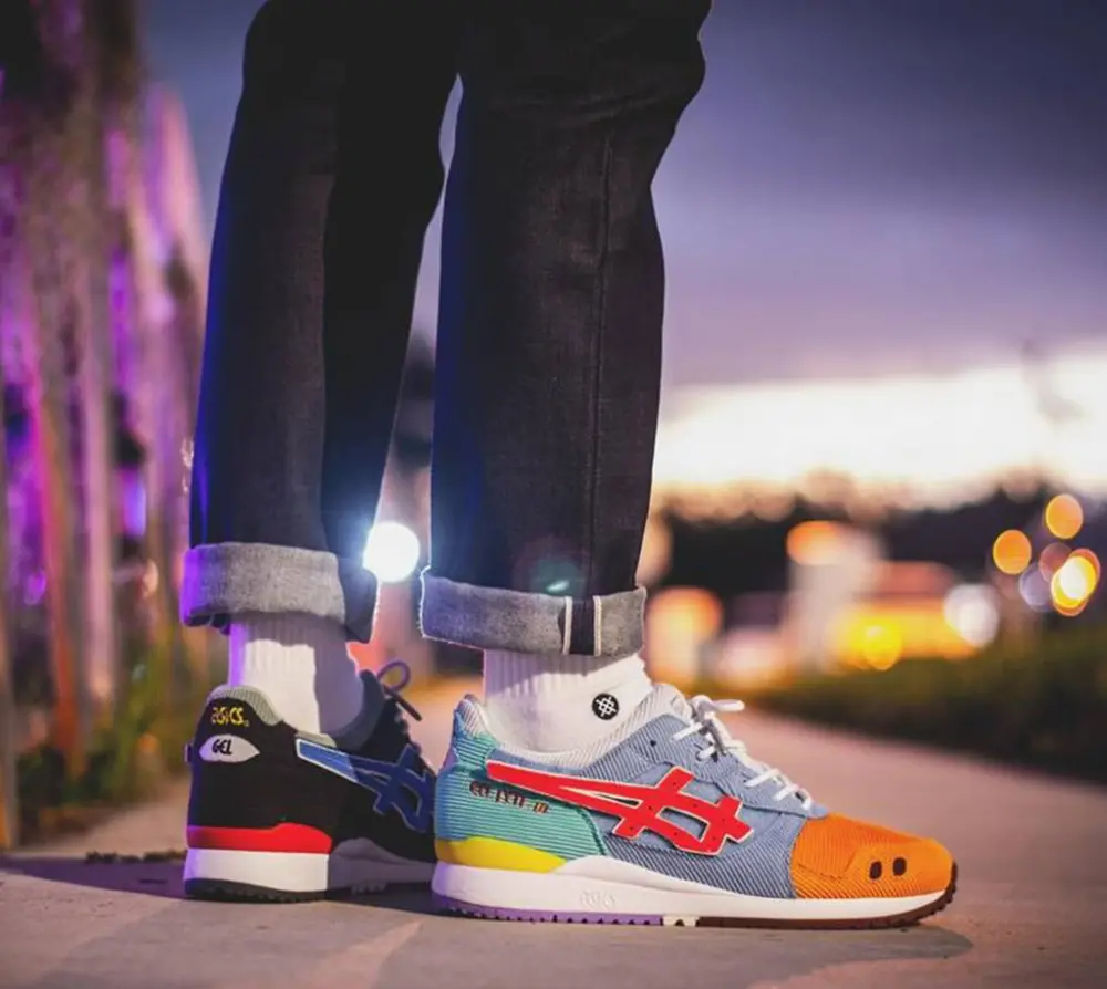 Giày Asics Sean Wotherspoon x Atmos x Gel Lyte 3 'Corduroy' 1203A019-000 - Ảnh 3