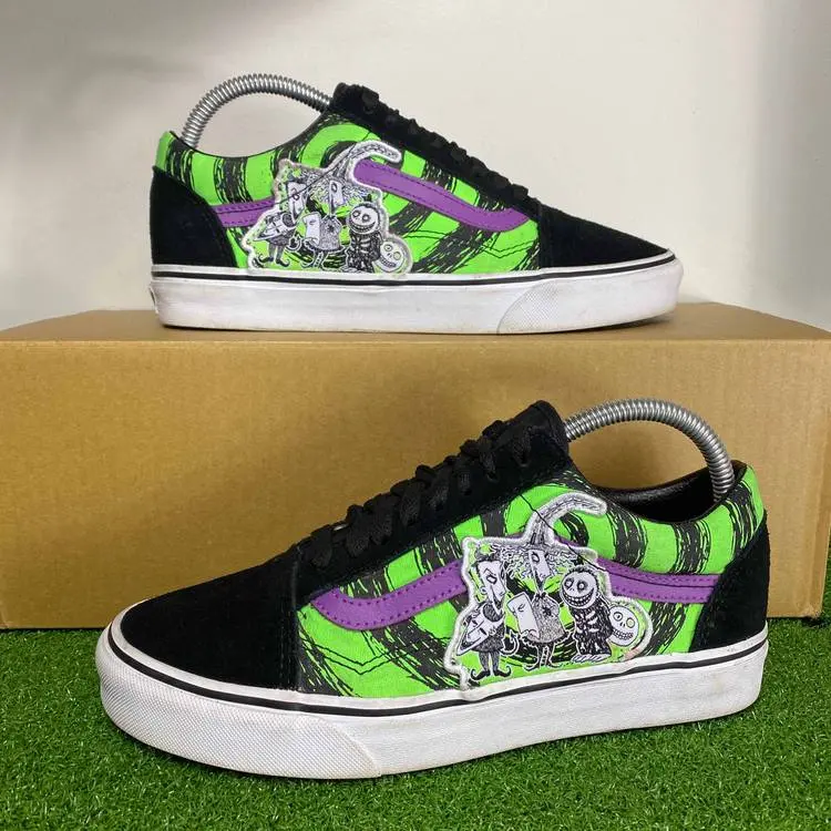 Giày Vans The Nightmare Before Christmas x Old Skool 'Lock Shock and Barrel' VN0A4BV5TPJ - Ảnh 5