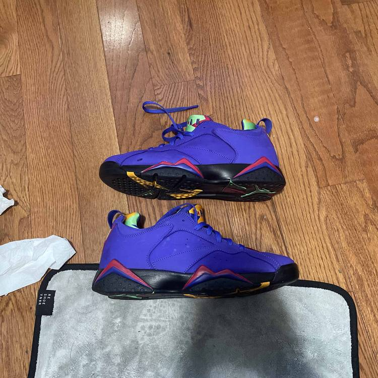 Giày Nike Air Jordan 7 Retro Low NRG 'Bright Concord' AR4422-407 - Ảnh 5