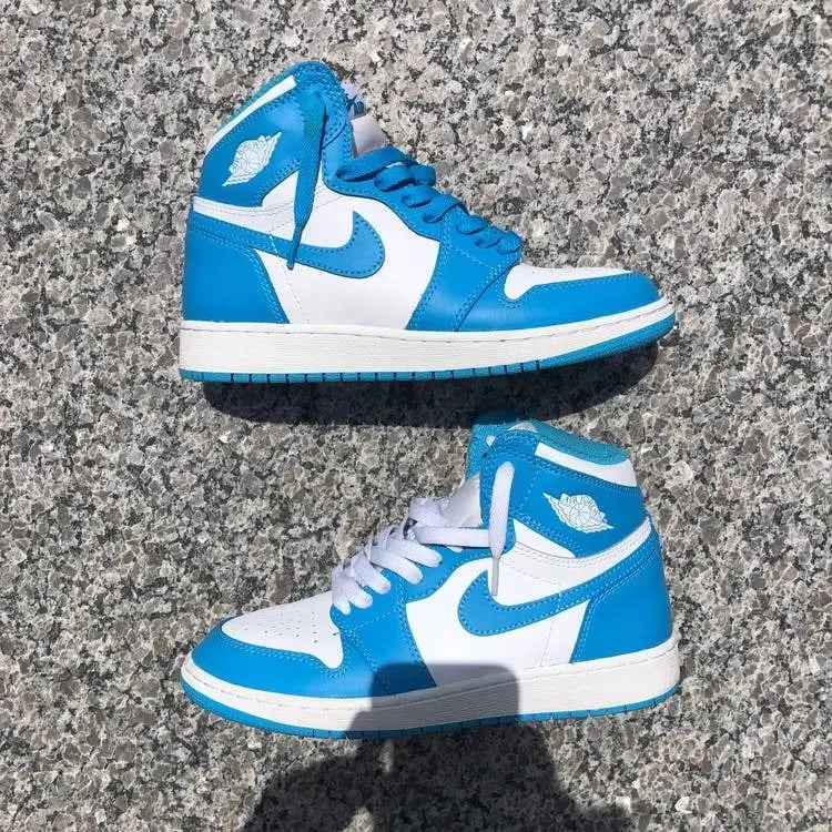 Giày Nike Air Jordan 1 Retro High OG BG 'UNC' 575441-117 - Ảnh 3
