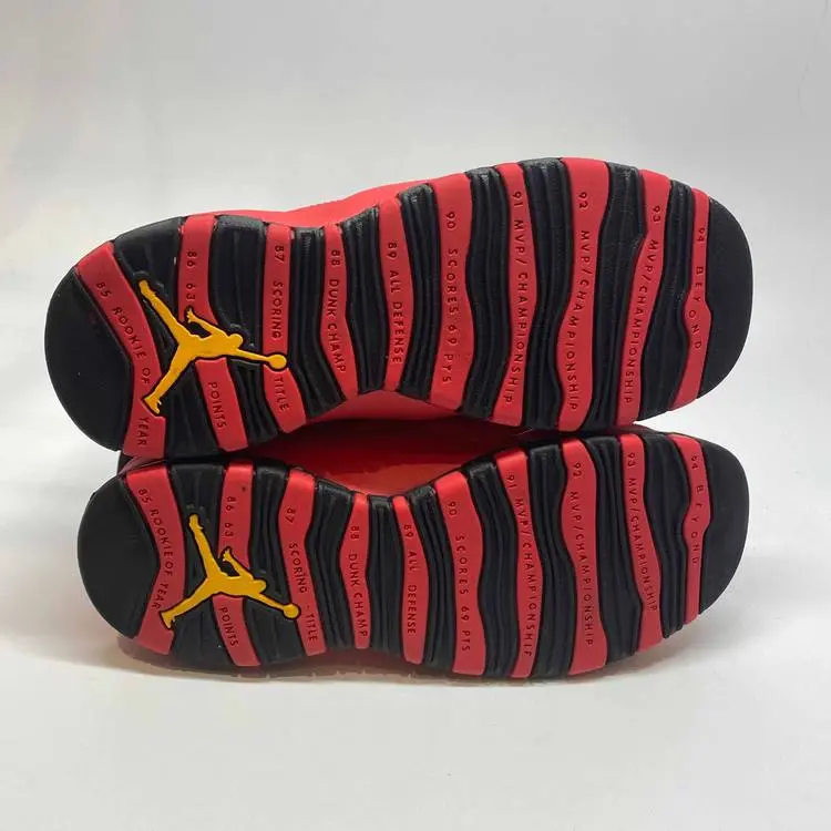 Giày Nike Air Jordan 10 Retro GG 'Fusion Red' 487211-605 - Ảnh 7