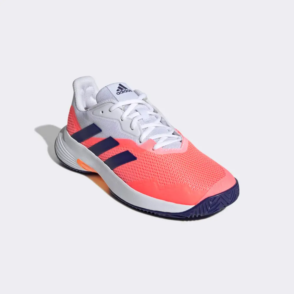 Alternative view of Giày Adidas Tennis CourtJam Control 'White Pink' GX6419
