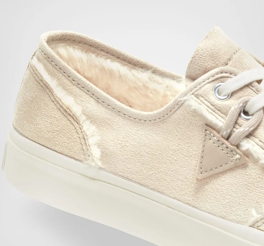 Giày Converse Faux Fur-Lined Leather Jack Purcell 'Pink' 166512C - Ảnh 6