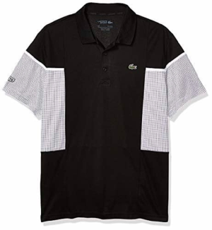 Áo Lacoste Polo SPORT Mesh Panel Tennis Black DH4754-51-BLK