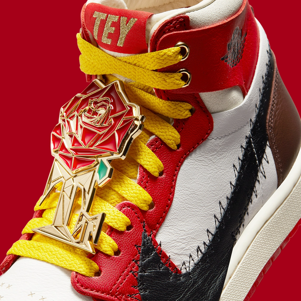 Giày Nike Teyana Taylor x Air Jordan 1 Zoom CMFT 2 'A Rose From Harlem' FJ0604-601 - Ảnh 3