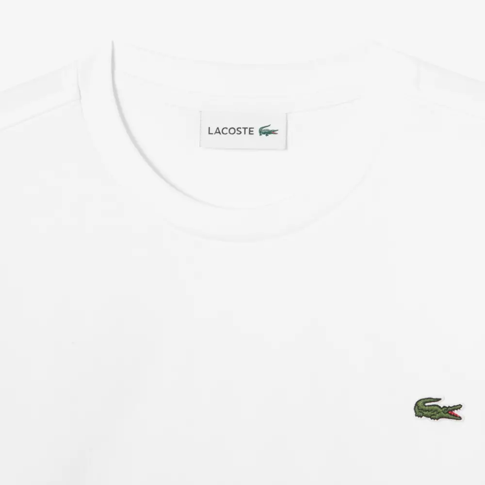 Alternative view of Áo Lacoste Long Sleeve Solid Stripe T-Shirt 'White' TH018E-53G-001