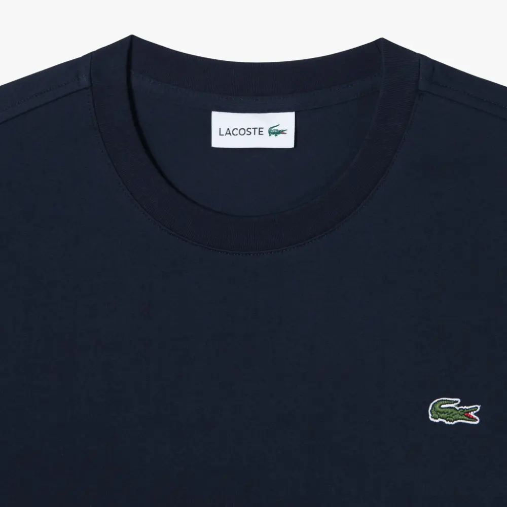 Alternative view of Áo Lacoste Basic Crew Neck T-Shirt 'Dark Blue' TH080E-53G-HDE