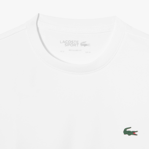 Alternative view of Áo Lacoste Sports Breathable Pique T-Shirt 'White' TH3401-53G-001