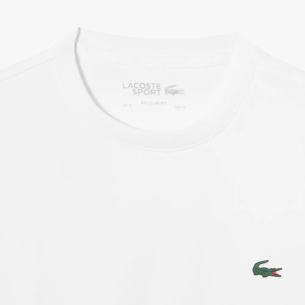 Alternative view of Áo Lacoste Sports Breathable Pique T-Shirt 'White' TH3401-53G-001