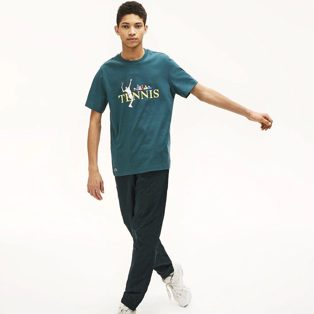 Áo Lacoste Tennis T-shirt 'Green' TH4365-MWZ - Ảnh 5