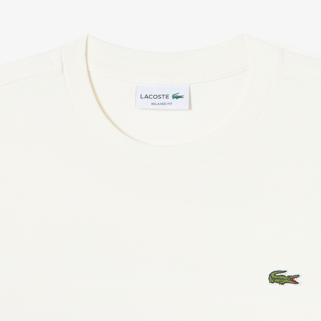 Áo Lacoste Overfit Milano Solid T-Shirt 'Cream' TH442E-53G-XFJ - Ảnh 2