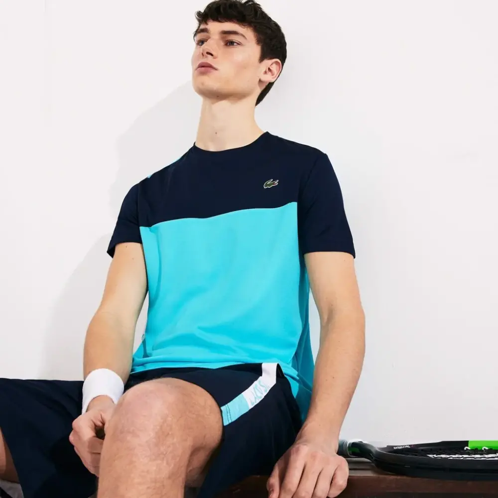 Áo Lacoste Tee SPORT Perfomance Turquoise 2020 TH4856-51-2YE - Ảnh 3