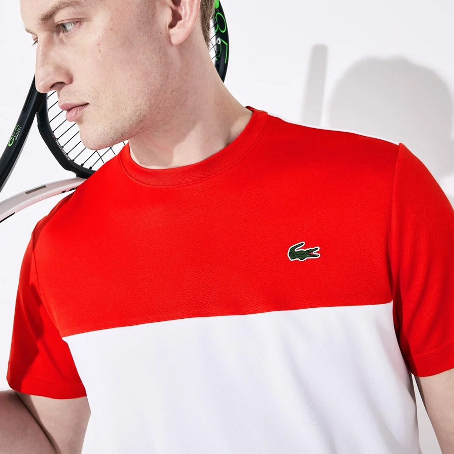 Áo Lacoste Tee SPORT Perfomance Red W 2020 TH4856-51-GCR - Ảnh 4
