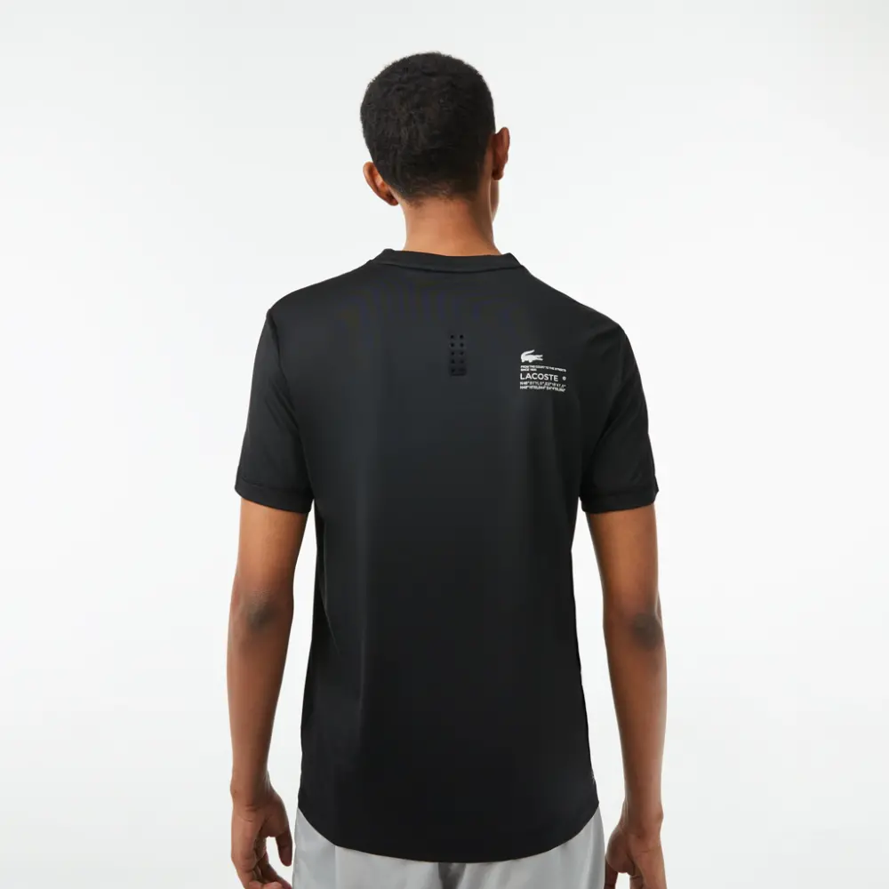 Áo Lacoste Sport Slim Fit Stretch Jersey T-Shirt 'Black' TH5207-53G-031 - Ảnh 3