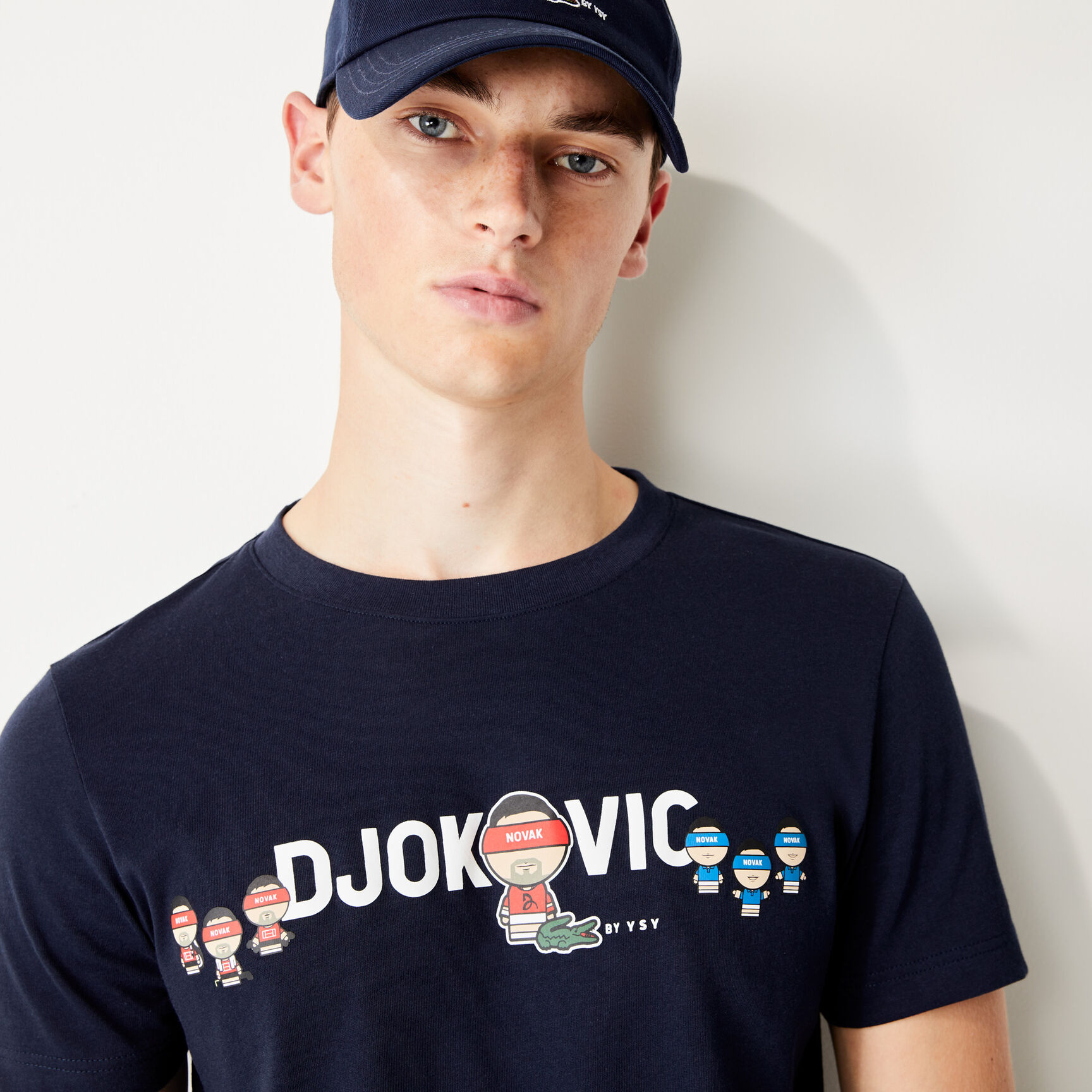 Áo Lacoste Graphic Print T Shirt TH7543-525 - Ảnh 4