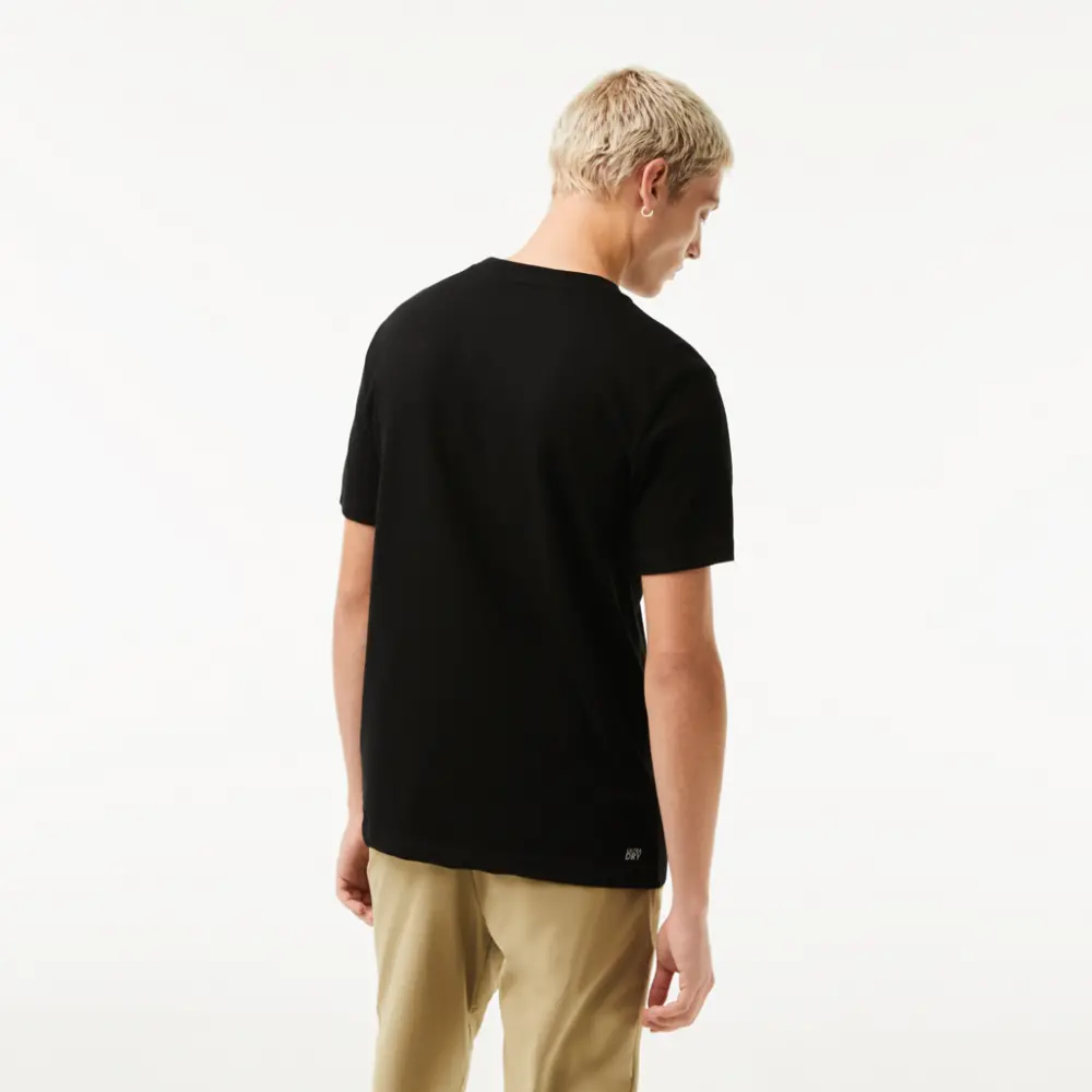 Áo Lacoste Sports Breathable T-shirt 'Black' TH7618-53G-031 - Ảnh 3