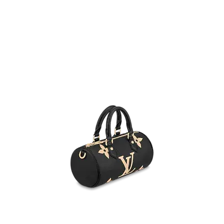 Túi Louis Vuitton Papillon Bb 'Black Beige' M45980 - Ảnh 4
