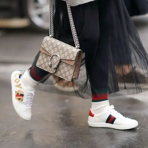 Giày Gucci Ace 'Loved' 497090-DOPE0-9095 - Ảnh 4