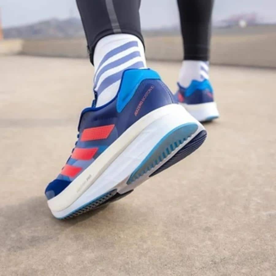 Giày Adidas Adizero Boston 10 M 'Indigo Blue Turbo' GY0926 - Ảnh 5