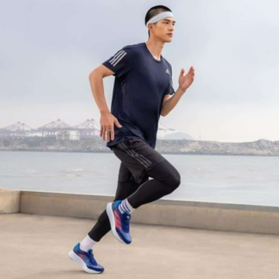 Giày Adidas Adizero Boston 10 M 'Indigo Blue Turbo' GY0926 - Ảnh 2