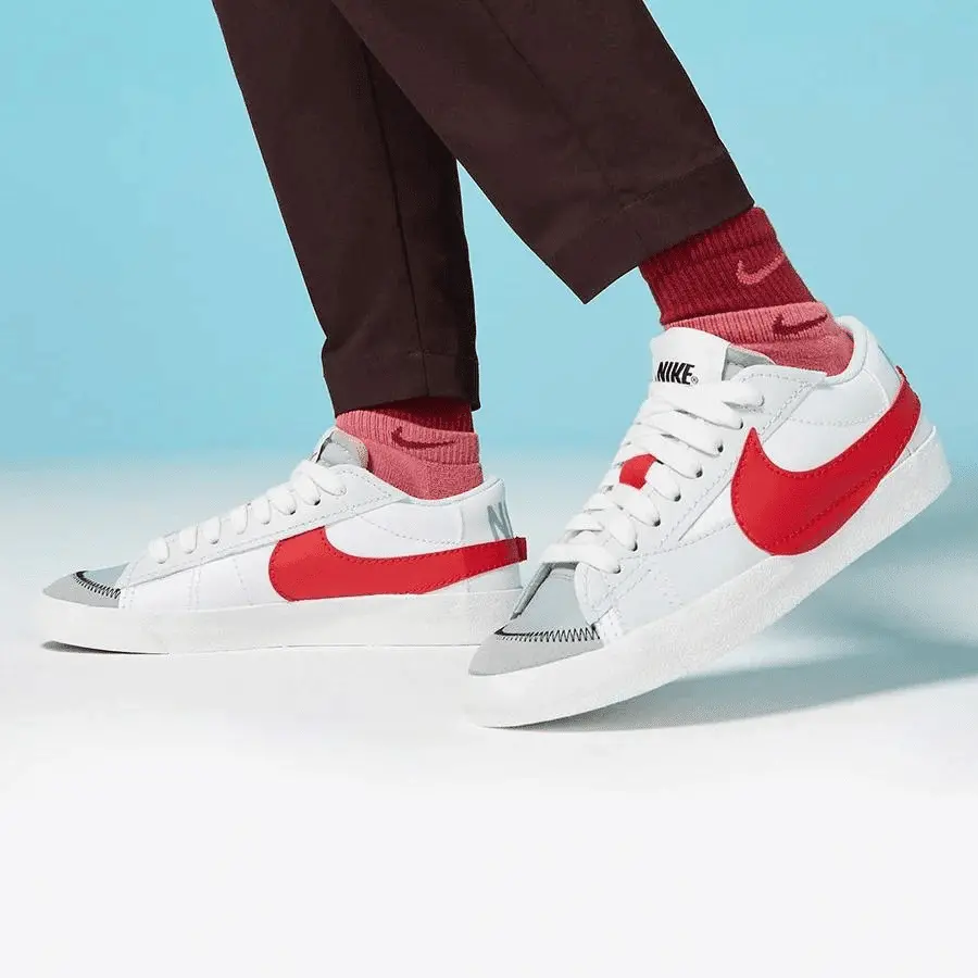 Giày Nike Blazer Low ’77 Jumbo ‘Grey Red’ DQ8769-100 - Ảnh 6