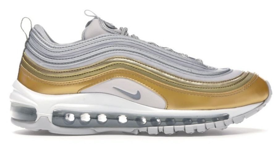 Giày Nike Air Max 97 Vast 'Grey Metallic Gold' (W) AQ4137-001