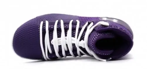 Giày Under Armour HOVR Havoc Mid Baskerball 'Purple White' 3020617-500 - Ảnh 4
