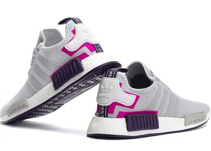 Giày Adidas NMD R1 Grey Two Shock Pink BD8006 - Ảnh 3