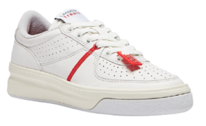 Giày Lacoste Quantace Leather Trainers White Red RZ0100W51C
