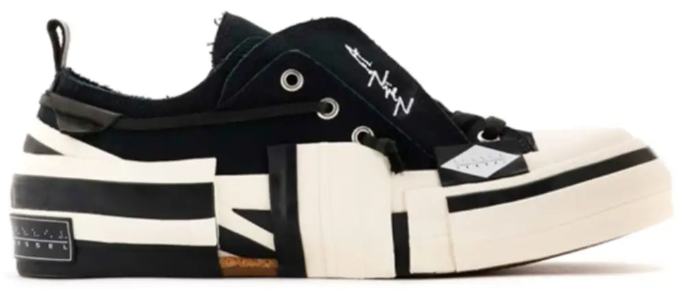 Giày XVESSEL G.O.P Lows for Yohji Yamamoto Black SLS
