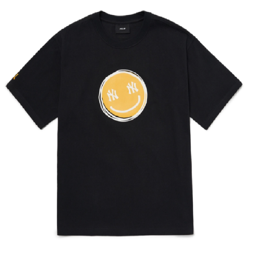 Áo MLB Smile New York Yankees ‘Black’ 3ATSL9023-50BKS