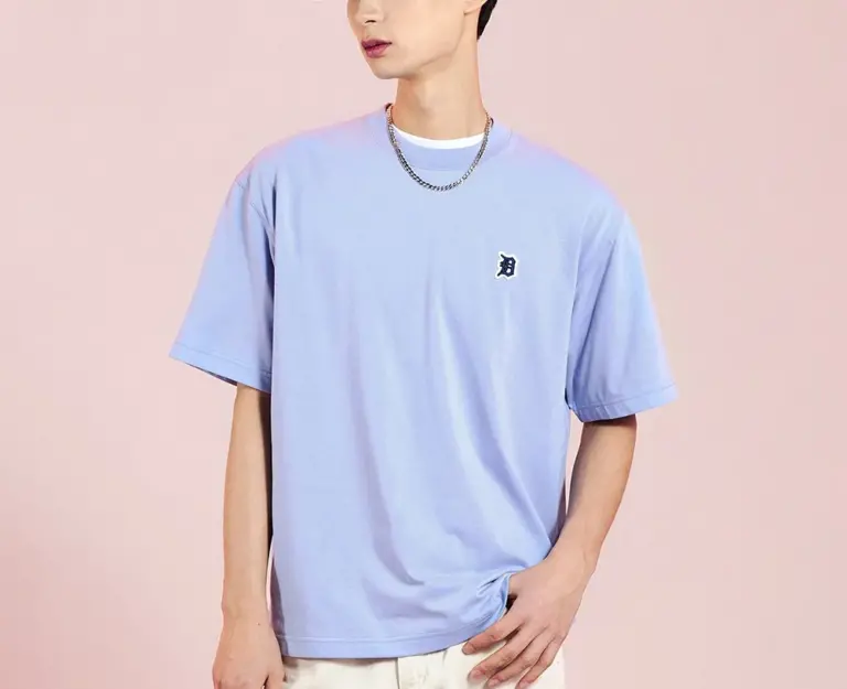 Áo MLB Basic Small Logo ‘Light Purple’ 3ATSB0233-46PPL - Ảnh 3