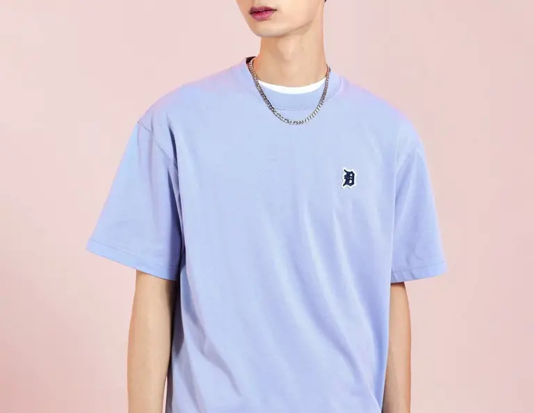 Áo MLB Basic Small Logo ‘Light Purple’ 3ATSB0233-46PPL - Ảnh 4